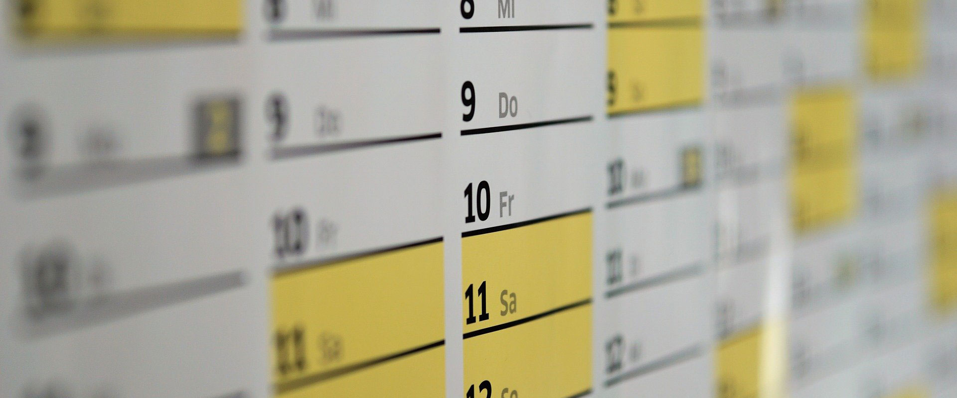 Kalender für Veranstaltungen und Termine